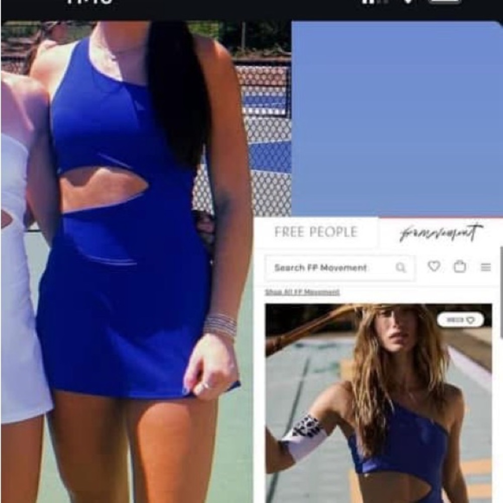 Free People Dress Blue